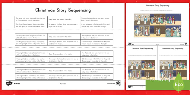 Christmas Story Worksheets Twinkl Festive Stories