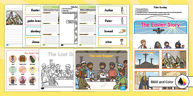 The Easter Story Activity Pack for Younger Children - Twinkl
