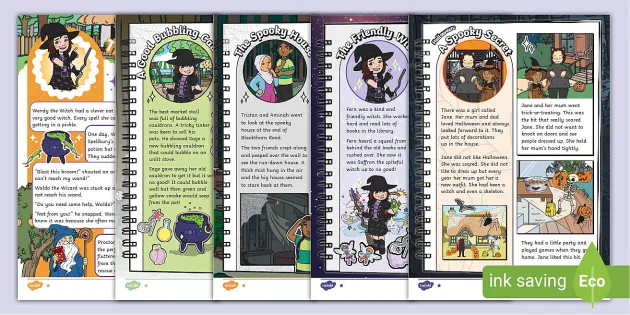 KS1　Comprehension　Reading　Halloween　Differentiated　Pack