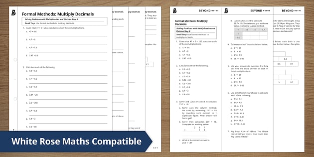 👉 Formal Methods: Multiply Decimals (teacher made)