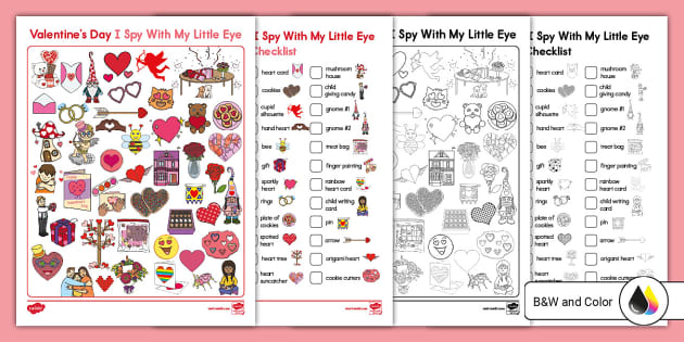 I Spy Valentines Day | Valentine's Day | Twinkl USA - Twinkl