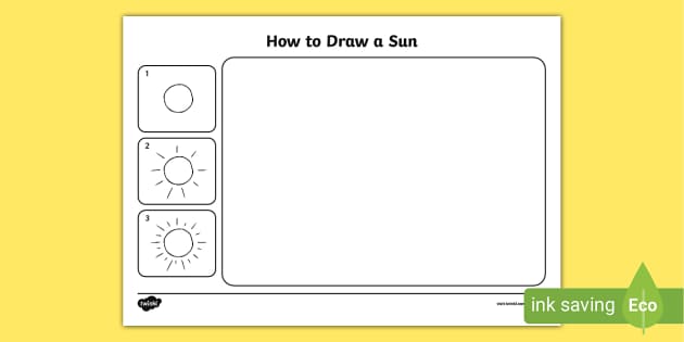 How to Draw the Sun | A Step-by-Step Tutorial for Kids