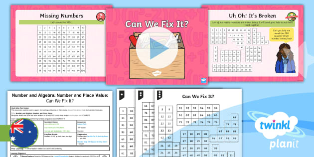 Number and Place Value Count Up to and Back from 100 (1) Lesson