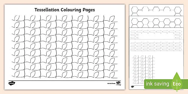 escher tessellations coloring pages