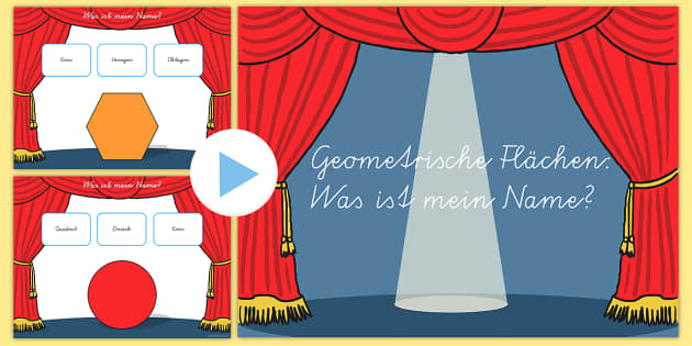 Geometrische Flächen Namen PowerPoint Spiel (teacher made)
