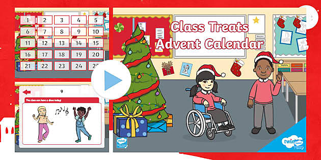 Class Advent Calendar Interactive Christmas Calendar Schools