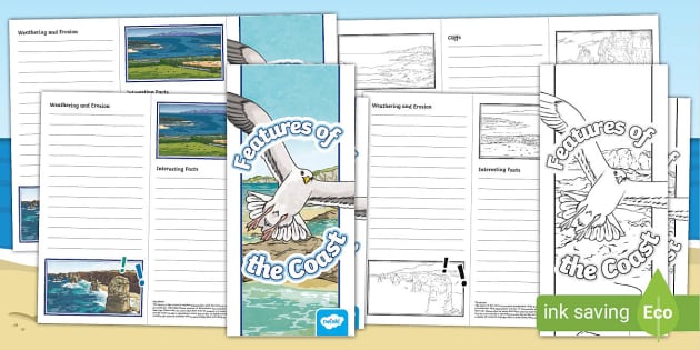 Features of the Coast Leaflet Template (teacher made)