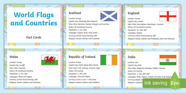 European Flags Matching Cards (Teacher-Made) - Twinkl