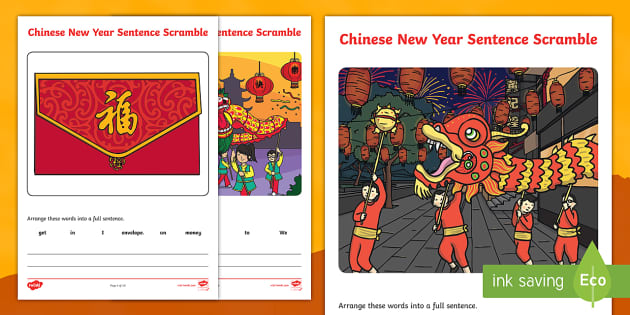 chinese new year scramble words