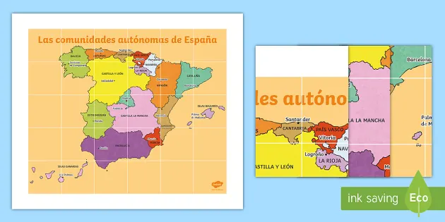 Póster: La bandera de España para imprimir (profesor hizo)