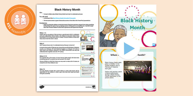 Black History Month Assembly Script