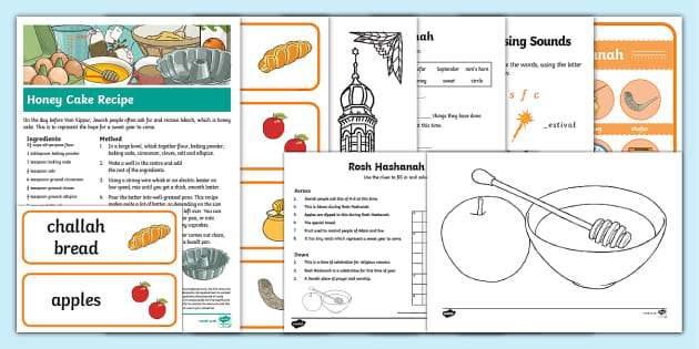 Rosh Hashanah Activities And Games - Activity Pack - KS2