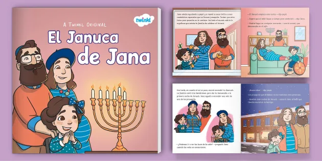 Ebook: El Janucá de Jana (teacher made) - Twinkl