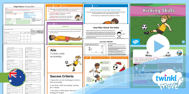 Move PE Year 2 Target Games Lesson 5: Kicking Skills