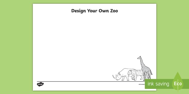 Design your own Zoo Worksheet / Worksheet (Teacher-Made)