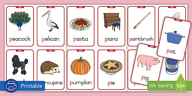 Gr. R Phonics P Flashcards (teacher Made) - Twinkl