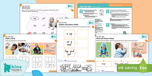 Level 2a Tap, Pat, Nap Guided Reading Pack (teacher made)