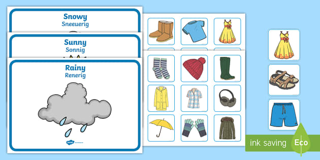A Wide List of Clothes in Afrikaans - Twinkl