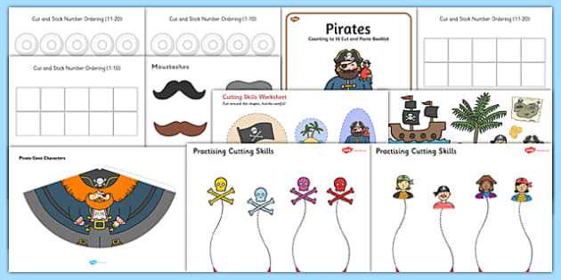 Pirate Role Play Cut Out Props (Teacher-Made) - Twinkl