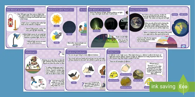 Natural or Artificial Sources of Light Worksheet - Twinkl