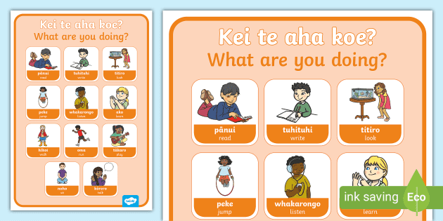 Simon Says Game in Te Reo Māori - Whakarongo Mai Tamariki Mā