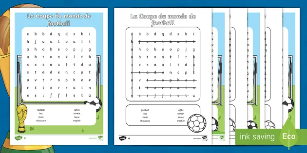 Cartes De Vocabulaire La Coupe Du Monde 18 Twinkl