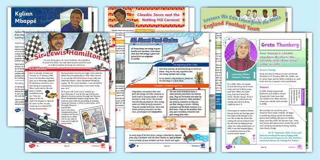 UKS2 August Differentiated Reading Comprehension Activity Pack