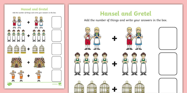 FREE! - Hansel And Gretel Addition Sheet (teacher Made)