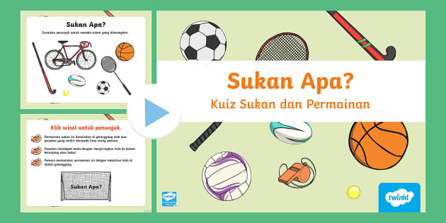 Kuiz Sukan Dan Permainan PowerPoint (teacher Made) - Twinkl