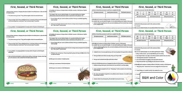 Third Person Pronoun and Verb Agreement Activity - Twinkl