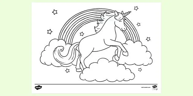 15 Unicorn Coloring Pages! - The Graphics Fairy