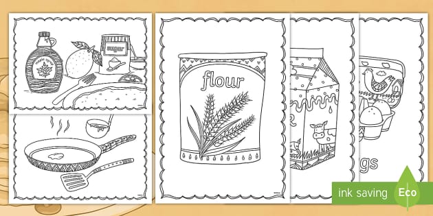 flour coloring pages