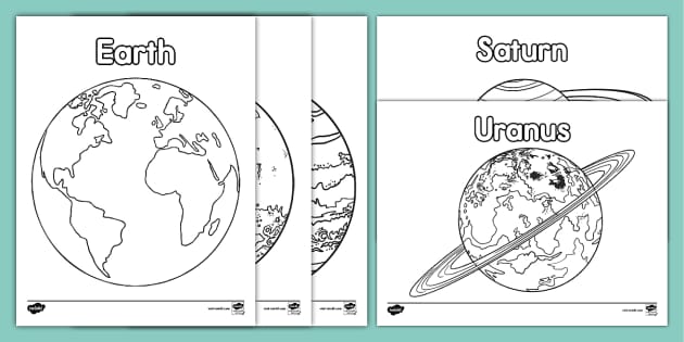 solar system preschool printables