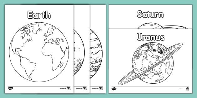 uranus coloring pages