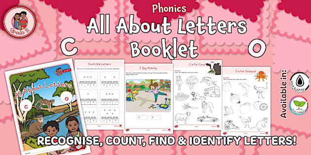 Grade R Phonics - c, o - All About Letters - Booklet (CAPS Aligned)