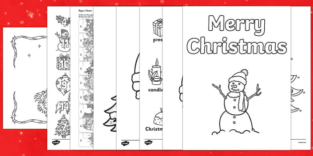 Link tải 55 tranh tô màu Noel Giáng Sinh tuyệt đẹp cho bé