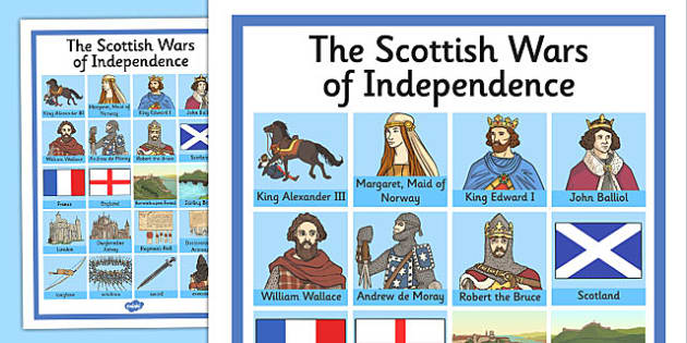 The Scottish Wars of Independence Key Word Grid - Twinkl