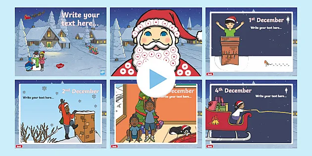 Editable December Calendar (Teacher-Made) - Twinkl