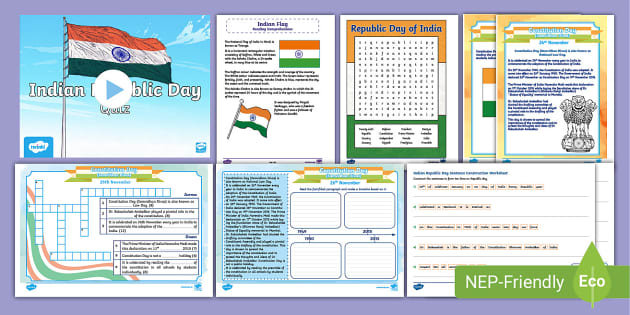 All About Indian Republic Day Resource Pack (age 8-11)