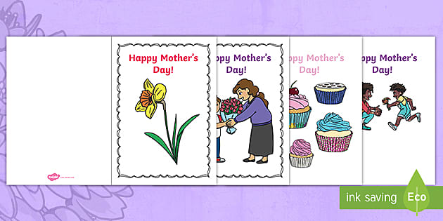 Mothers day card cheap from child