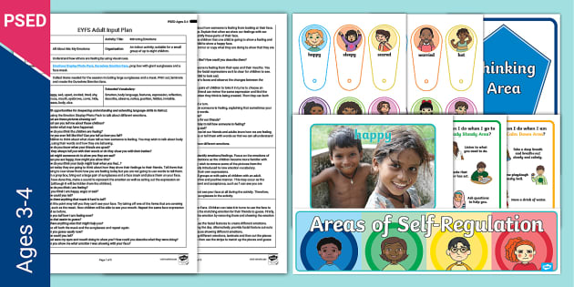 EYFS Mirroring Emotions Adult Input Plan And Resource Pack