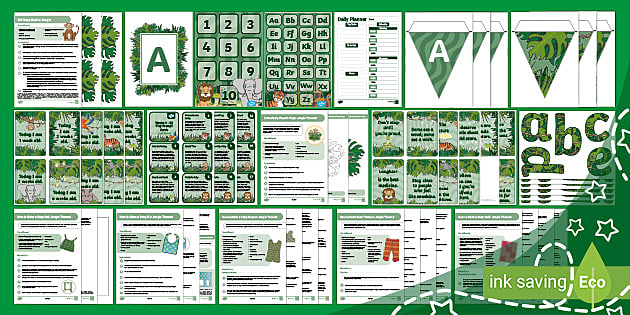 Jungle Nursery Pack Teacher Made