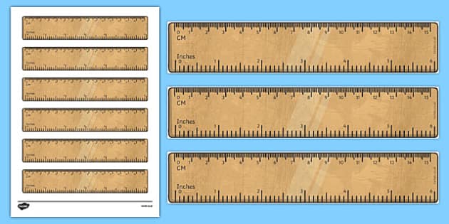 Yardstick Printable Ruler 8 Sets Of Free Printable Rulers When You 