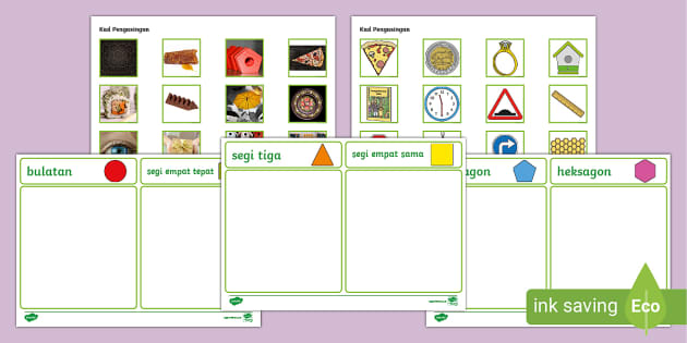 Aktiviti Mengisih Bentuk 2D Tahun 1 (teacher Made) - Twinkl