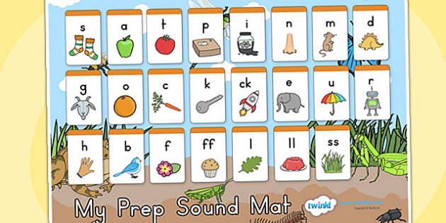 Minibeasts Prep Sound Mat (teacher made) - Twinkl