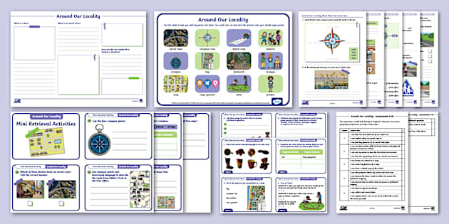 Geo Wonderers KS1: Around Our Locality Assessment Pack