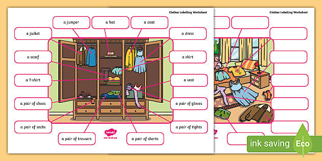 Clothing Vocabulary Lesson - TEFL Lessons -  | ESL worksheets