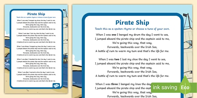 Pirate Songs for Children  Pirate songs for toddlers