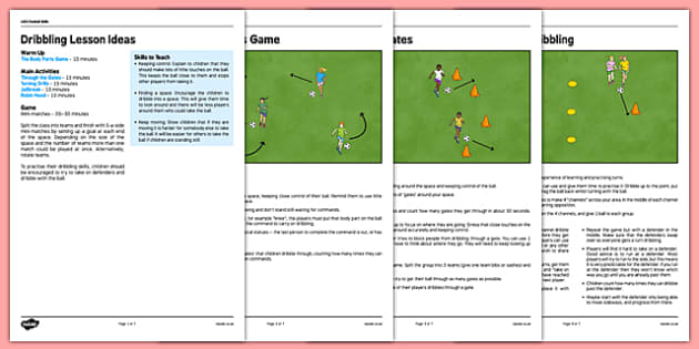 Football Dribbling Skills | LKS2 PE | Twinkl Primary