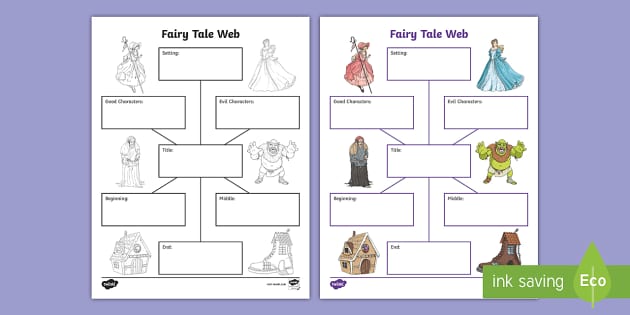 The Three Wishes  Printable Fairy Tale Reading Activity